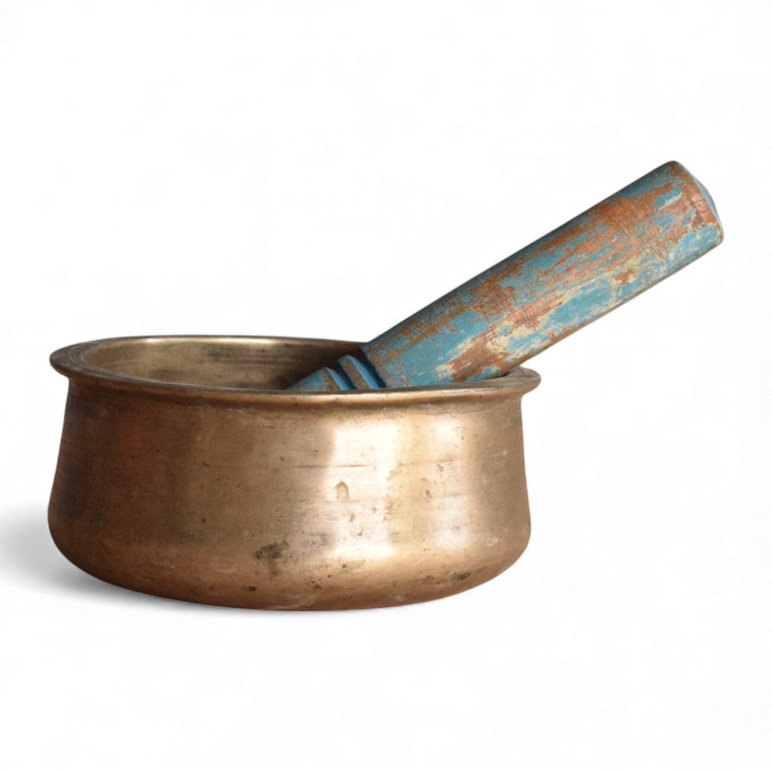 Vintage Tibetan Brass Singing Bowl – Nepal – Age Unknown