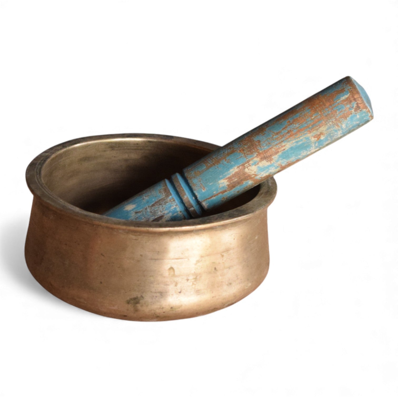 Vintage Tibetan Brass Singing Bowl – Nepal – Age Unknown