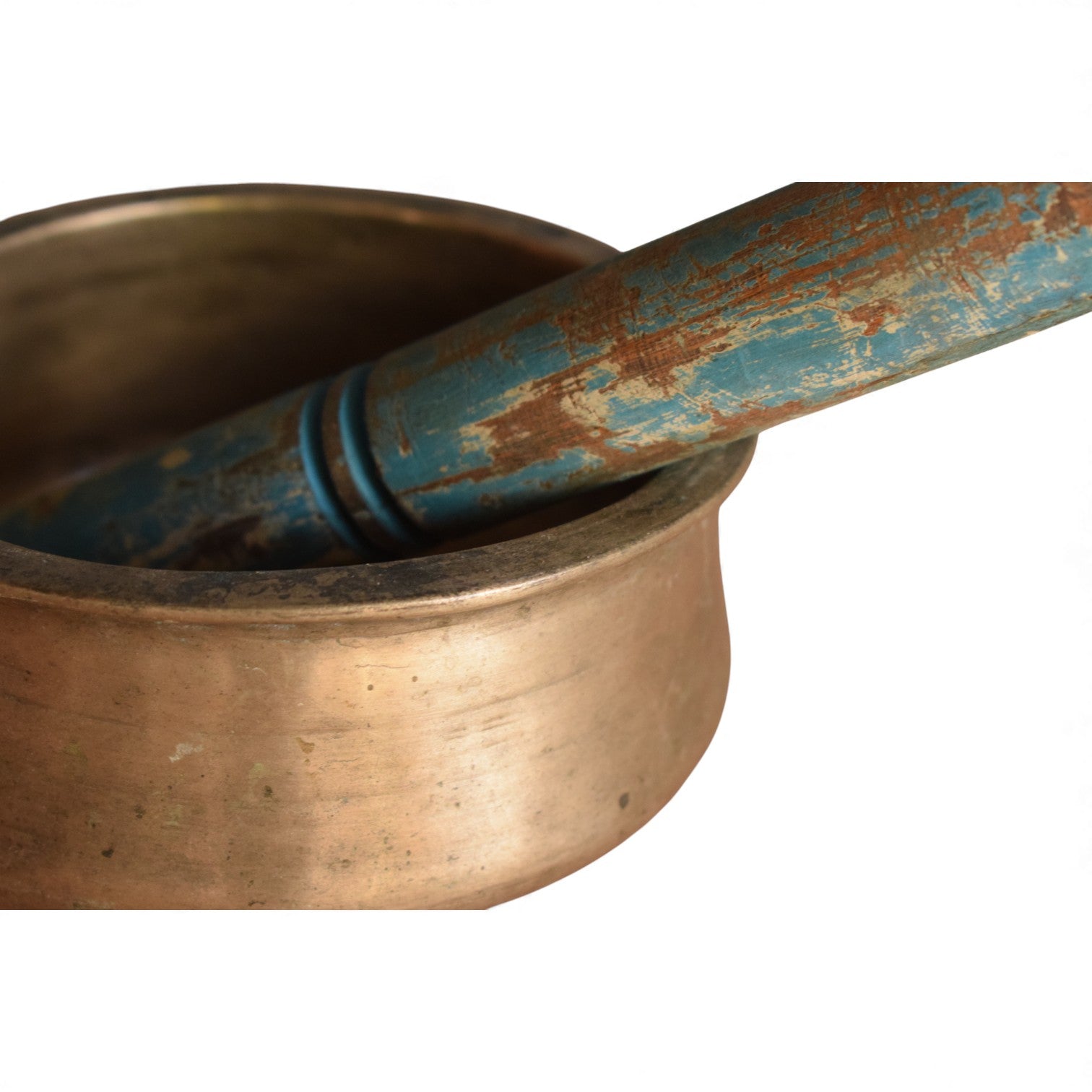 Vintage Tibetan Brass Singing Bowl – Nepal – Age Unknown