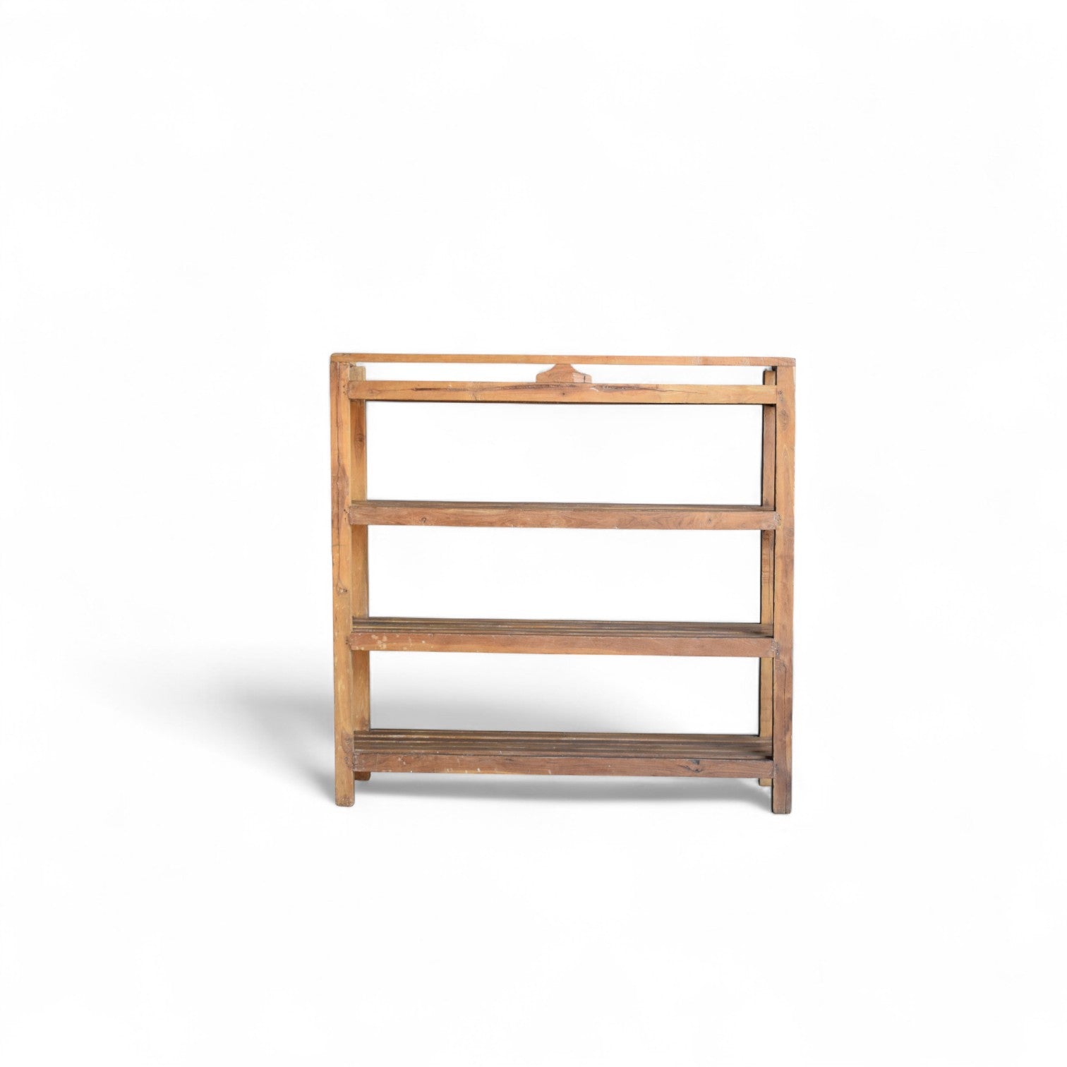 Four-Tier Indian Teak Shelf – Circa 1930s